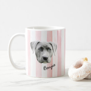 Hundegesicht Benutzerdefiniertes Haustierfoto un Kaffeetasse