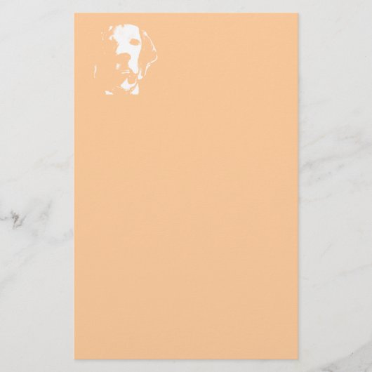 Hundegesicht Briefpapier (Vorderseite)