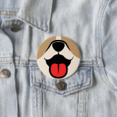 Hundegesicht Button (Beispiel)