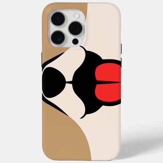 Hundegesicht Case-Mate iPhone Hülle (Rückseite)