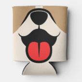 Hundegesicht Dosenkühler (Vorderseite)