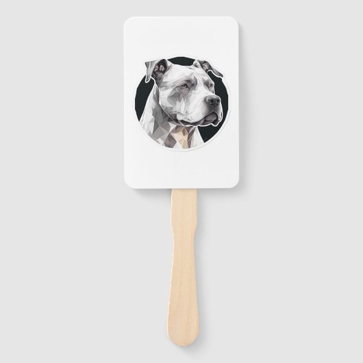 Hundegesicht Fächer (Vorderseite)
