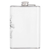 Hundegesicht Flachmann (Rückseite)