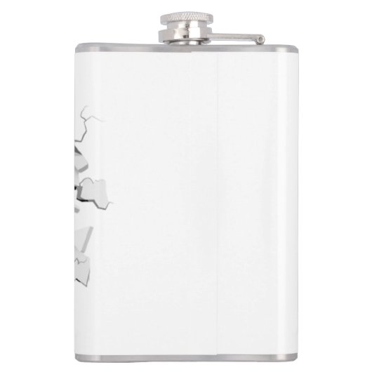 Hundegesicht Flachmann (Rückseite)