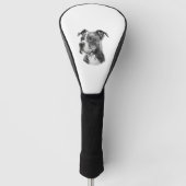 Hundegesicht Golf Headcover (Vorderseite)
