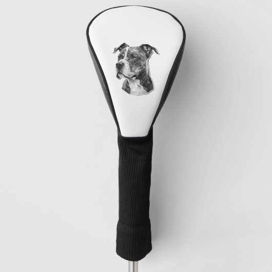 Hundegesicht Golf Headcover (Vorderseite)