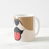 Hundegesicht Kaffeetasse (VorderseiteRechts)