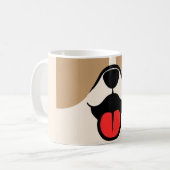 Hundegesicht Kaffeetasse (Vorderseite Links)