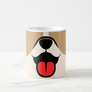 Hundegesicht Kaffeetasse
