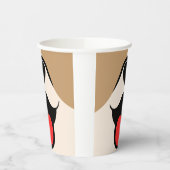 Hundegesicht Pappbecher (Links)