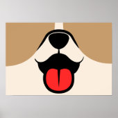Hundegesicht Poster (Vorne)