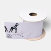 Hundegesicht satinband (Spule)