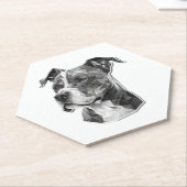 Hundegesicht Untersetzer (angewinkelt)