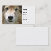 Hundegesichts-Visitenkarte Visitenkarte (Vorne/Hinten)