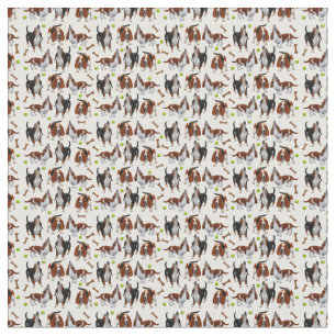 Hundegewebe HeulensBasset Hound Stoff
