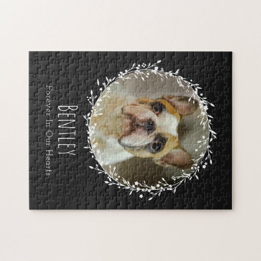 Hundegeweih-Verlust - Zwei-Foto-Kranz Puzzle (Horizontal)