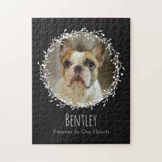 Hundegeweih-Verlust - Zwei-Foto-Kranz Puzzle (Vertikal)