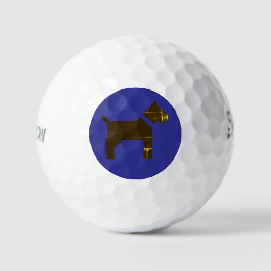 HundeGolf Golfball (Vorderseite)