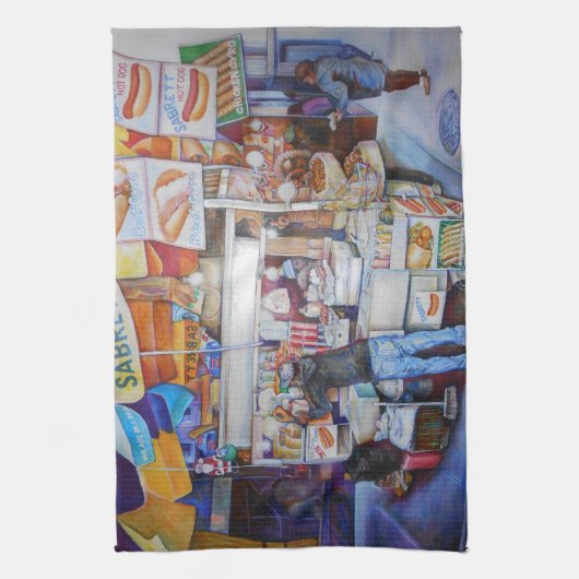 Hundegott Geschirrtuch (Vertikal)