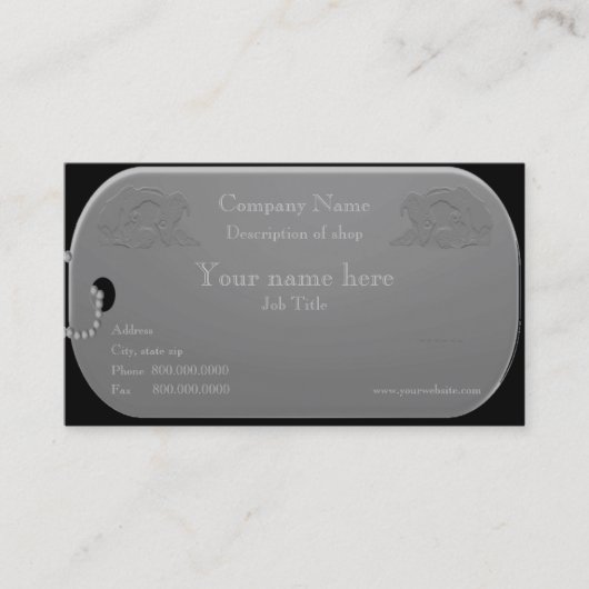 Hundegroomer-oder Hundetrainer-Visitenkarte Visitenkarte (Vorderseite)