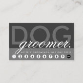 Hundegroomer vergütet Programm Treuekarte (Vorderseite)