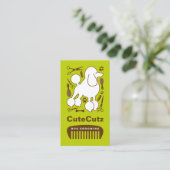 Hundegroomer-Visitenkarte Visitenkarte (Stehend Vorderseite)