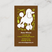 Hundegroomer-Visitenkarte Visitenkarte (Rückseite)