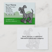 Hundegroomers-Visitenkarte Visitenkarte (Vorne/Hinten)