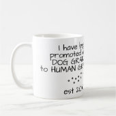 Hundegroßmutter zur menschlichen Großmutter Kaffeetasse (Links)
