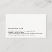 Hundegruppe | Tierpflege | Ausbilder Visitenkarte (Rückseite)