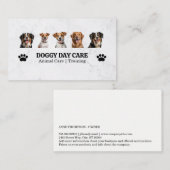 Hundegruppe | Tierpflege | Pet Store Visitenkarte (Vorne/Hinten)
