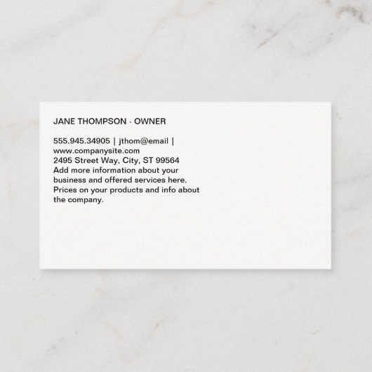 Hundegruppe Visitenkarte (Rückseite)