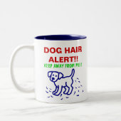 HUNDEhaar-ALARM -- Labrador Zweifarbige Tasse (Links)
