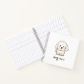 Hundehaar, Don't Care Funny Notebook für Hunde-Lie Notizblock (Innenseite)