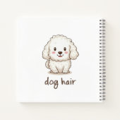 Hundehaar, Don't Care Funny Notebook für Hunde-Lie Notizblock (Rückseite)