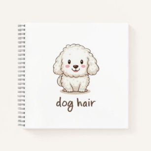 Hundehaar, Don't Care Funny Notebook für Hunde-Lie Notizblock