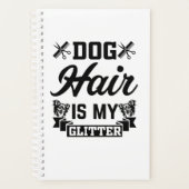 Hundehaar ist mein Glitzer Planer (Vorderseite)