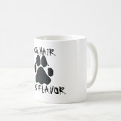 Hundehaar Kaffeetasse (VorderseiteRechts)