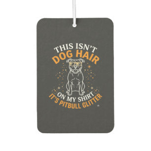 Hundehaar Pitbull Glitter Tragen Sonnenbrille Ster Autolufterfrischer