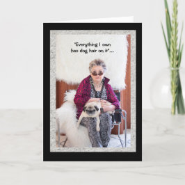 Hundehaar und alle... Liebe mich, Liebe meine Hund Karte