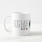 Hundehaare Kümmern Foto Hund Lover Mama egal Kaffeetasse (Links)