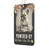Hundehaare und Kaffee Lustiges Haustierfoto Autolufterfrischer (Links)