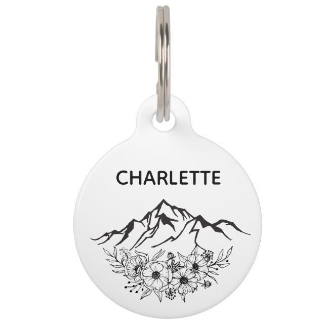 Hundehalsband-Tag Personalisiert Cat Tag Haustiermarke (Vorderseite)