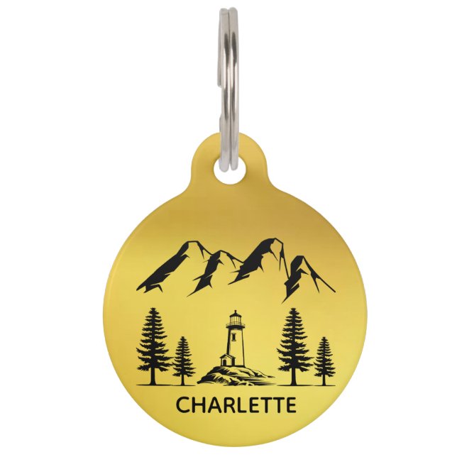 Hundehalsband-Tag Personalisiert Cat Tag Haustiermarke (Vorderseite)