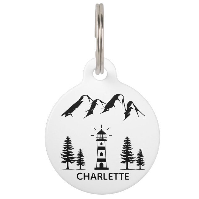 Hundehalsband-Tag Personalisiert Cat Tag Haustiermarke (Vorderseite)