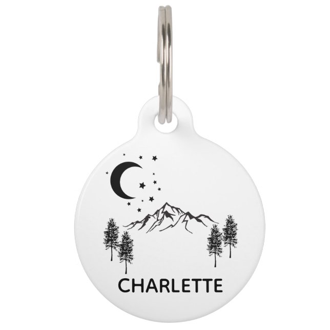 Hundehalsband-Tag Personalisiert Cat Tag Haustiermarke (Vorderseite)