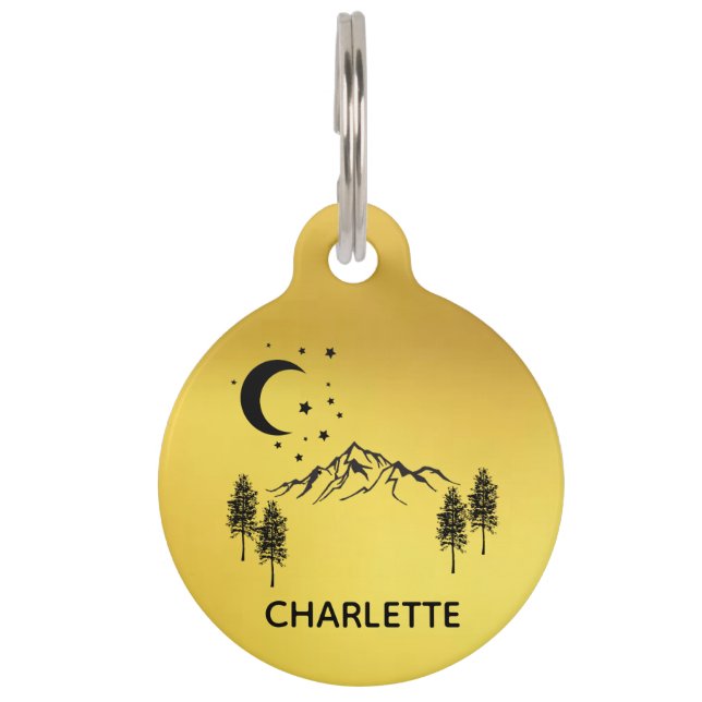 Hundehalsband-Tag Personalisiert Cat Tag Haustiermarke (Vorderseite)