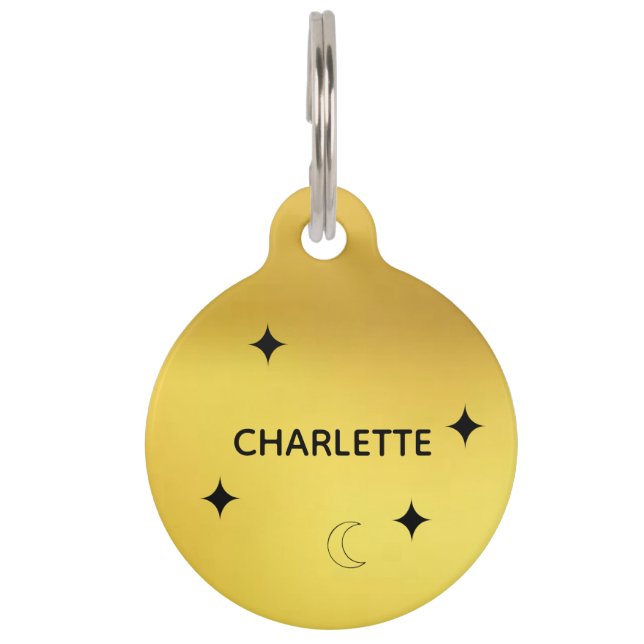 Hundehalsband-Tag Personalisiert Cat Tag Haustiermarke (Vorderseite)