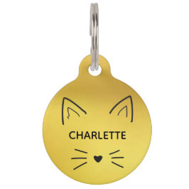 Hundehalsband-Tag Personalisiert Cat Tag Haustiermarke