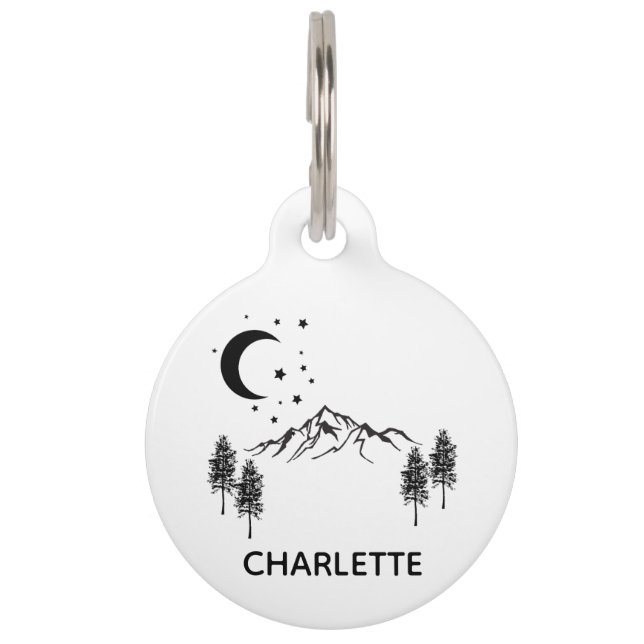 Hundehalsband-Tag Personalisiert Cat Tag Haustiermarke (Vorderseite)